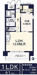 立花駅 徒歩1分 7階の物件間取画像